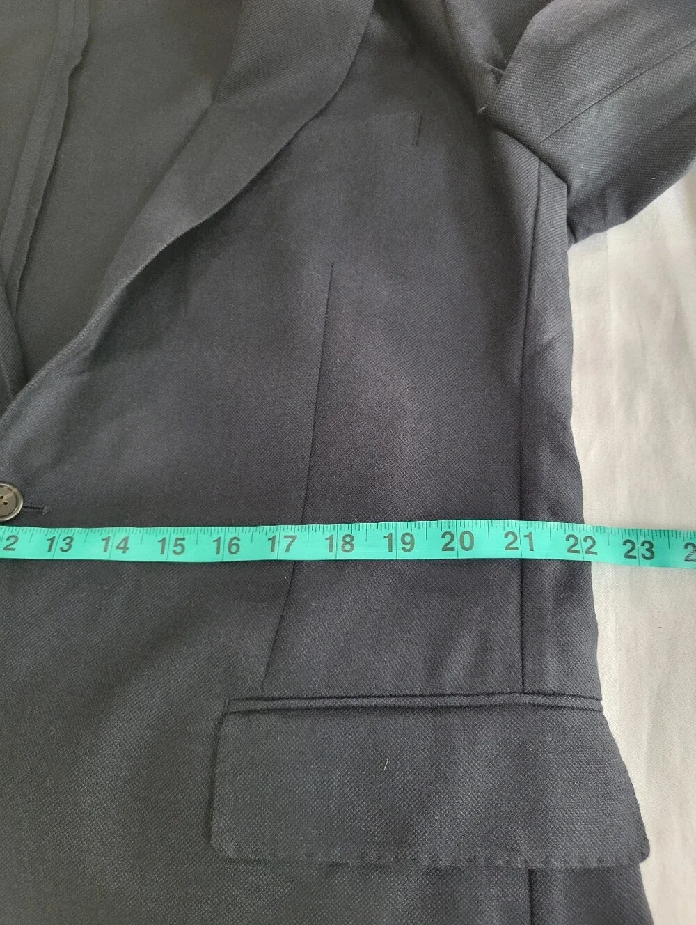 J Crew Ludlow Slim-fit suit jacket in English cotton-wool blend Size 46L Navy